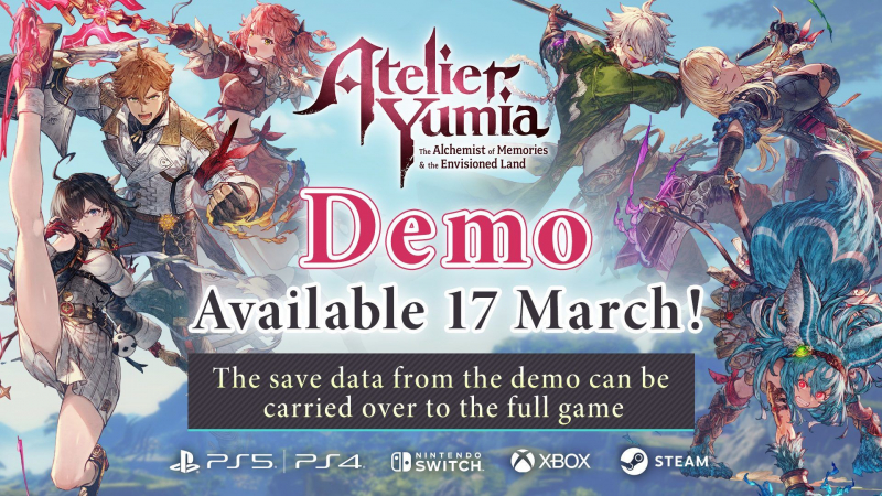 Вышла демоверсия Atelier Yumia: The Alchemist of Memories & the Envisioned Land &mdash; поиграть можно на консолях и ПК